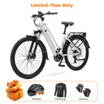 PURE UNICORN U8 48V 500W Mid-Drive Commuter E-Bike, Samsung Battery