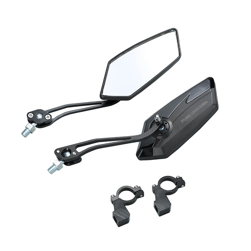 Adjustable Bike Rearview Mirror – Wide-Angle Handlebar Mirror for E-Bike & Bicycle Safety